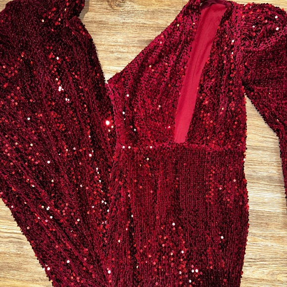 Mermaid Sequin Prom Dress - Picture 4 of 4